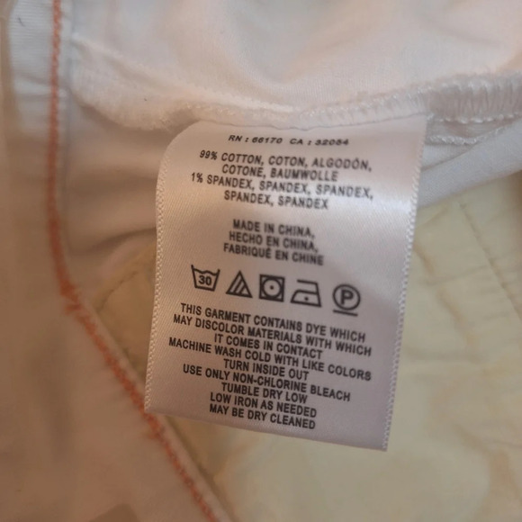 Anthropologie Pintuck Chino's SZ 2 - Picture 11 of 12